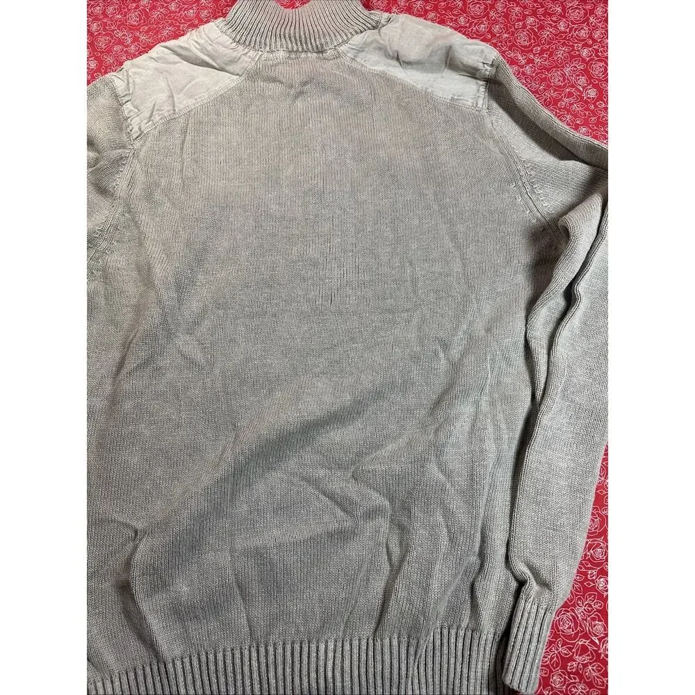 Method Mens Tan Cotton Blend Casual Long Sleeve Pullover Sweater Size M V1 - Picture 6 of 7
